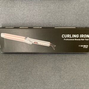 Professional Pink Curling Iron 1 1/4 Inch - Unbranded